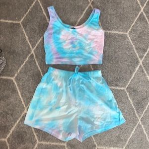 Homemade tie dye fit
